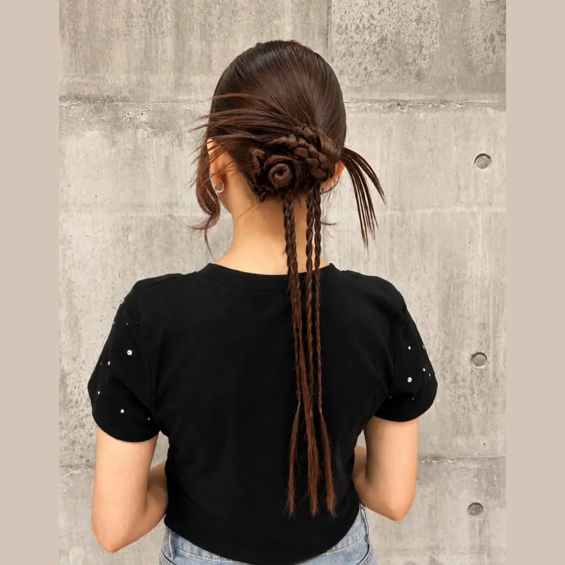 ヘアアレンジ ヘアセット 韓国style>> 伊藤咲のヘアスタイル