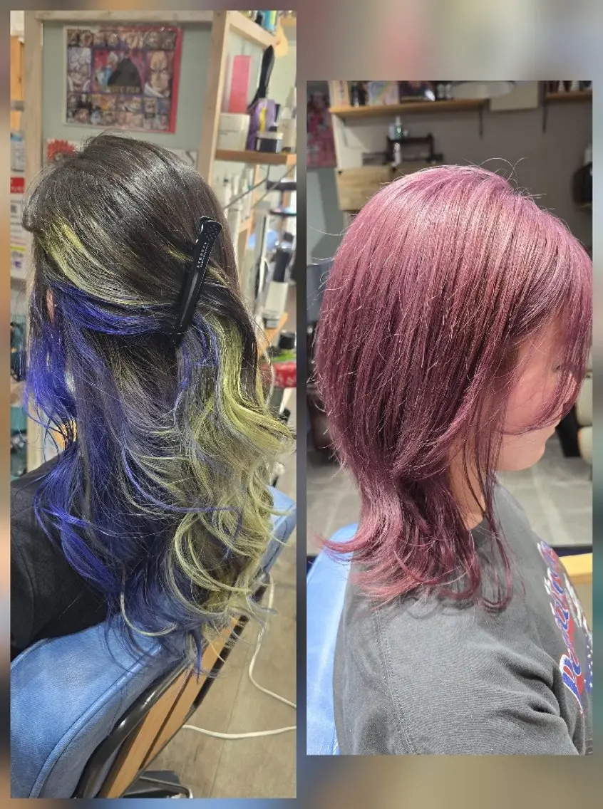 セミロング カット ヘアカラー トリートメント 佐々木 俊介のヘアスタイル