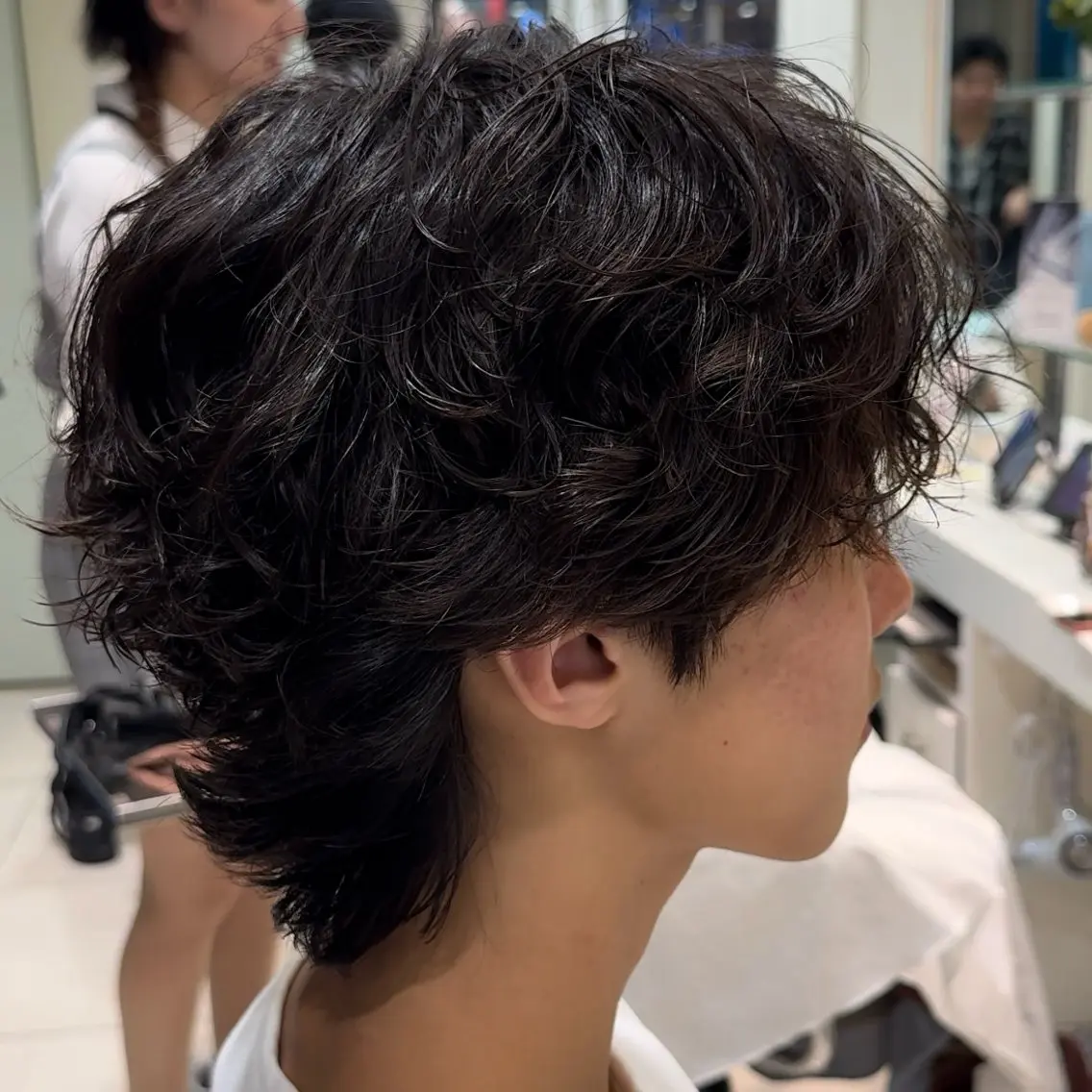 パーマ メンズ メンズパーマ メンズ縮毛矯正 ♠️店長下平隼人のヘアスタイル