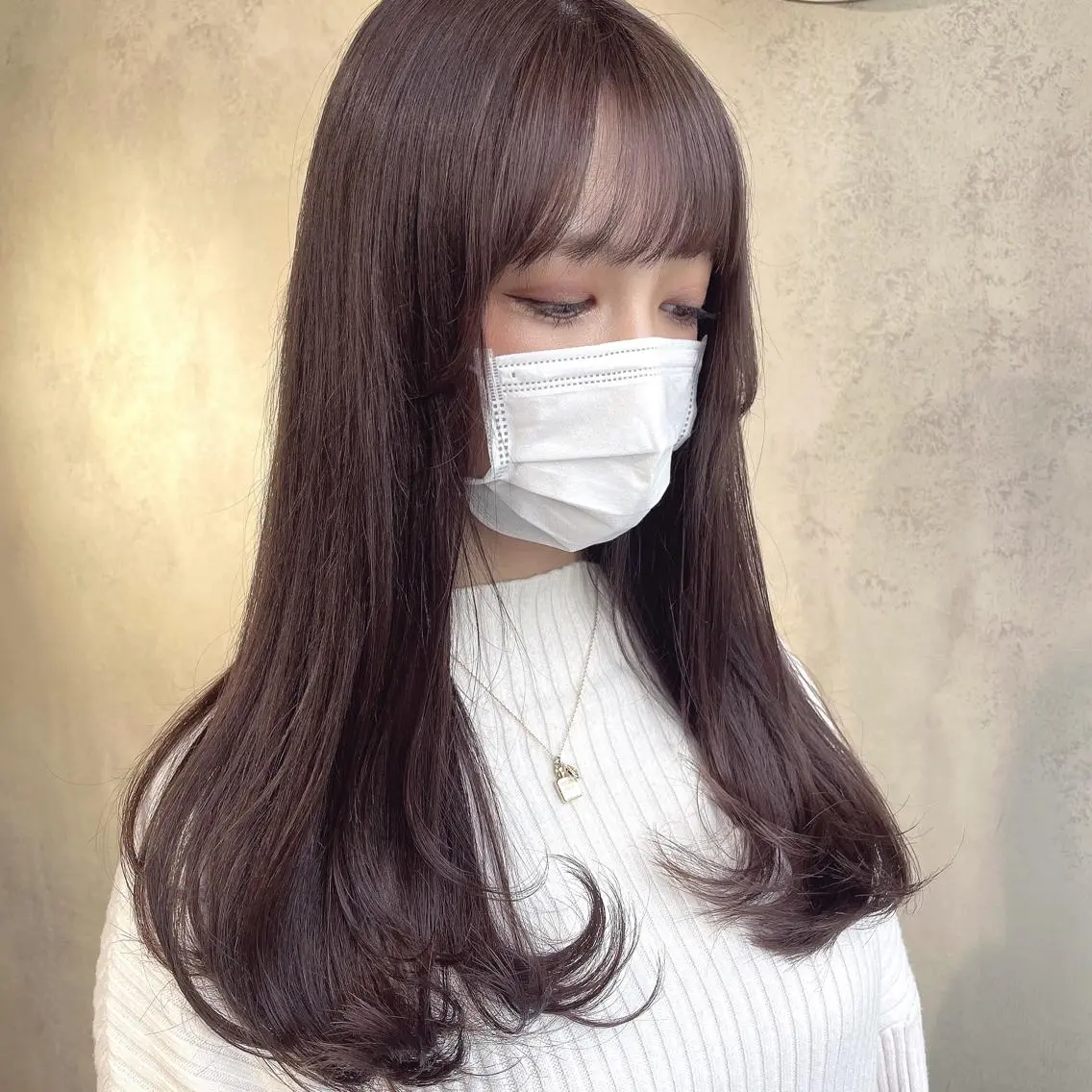 ロング カラー 梅田美容室 山崎海波のヘアスタイル
