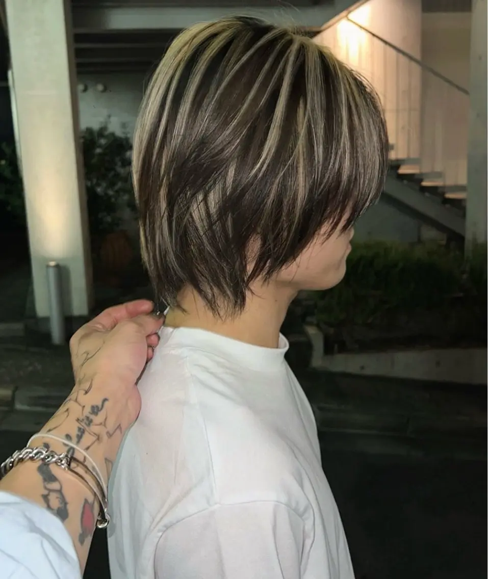 メンズ ヘアカラー SCENE 髪質改善 シーンのヘアスタイル