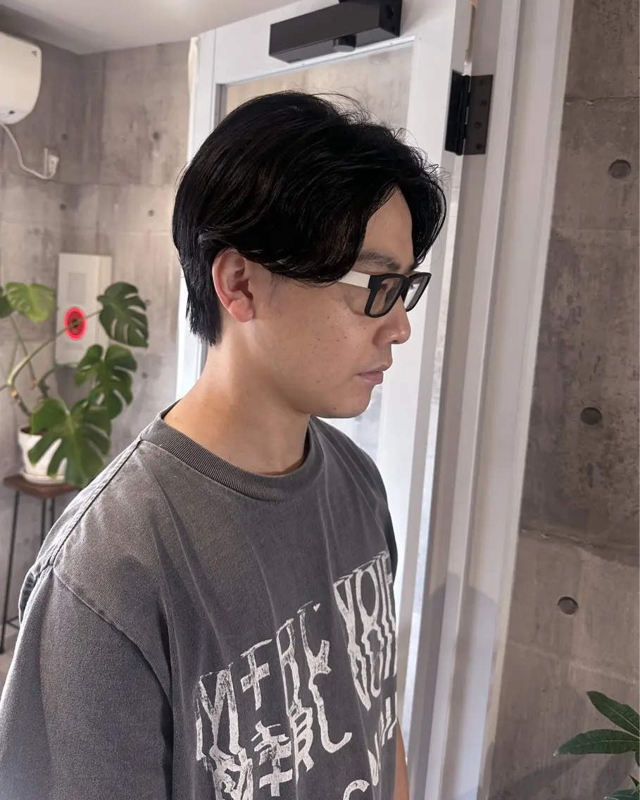 メンズ SUItoFU 出町柳/縮毛矯正のヘアスタイル
