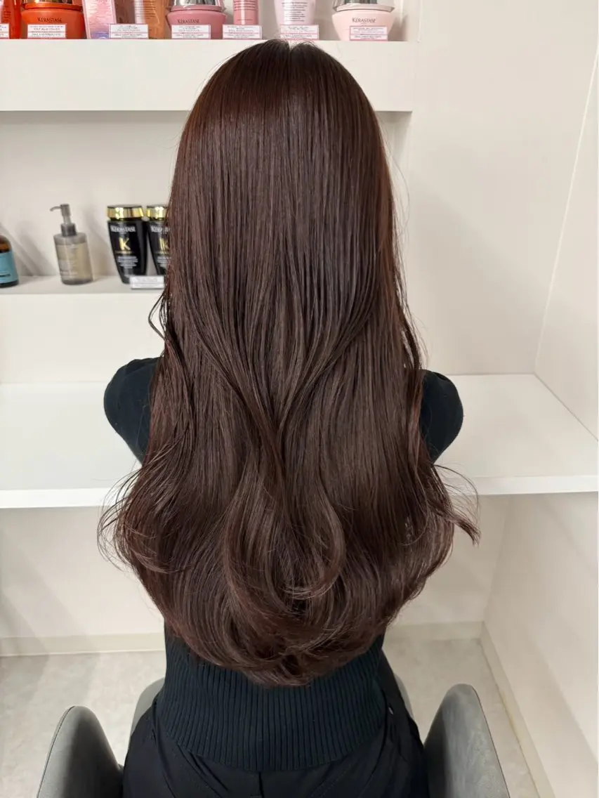 ロング ヘアカラー 心斎橋/ヘアカラー いけちゃんのヘアスタイル
