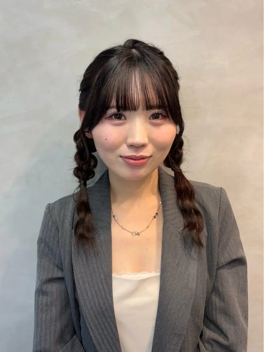 ヘアアレンジ ヘアセット 🤍艶モテカラー♡ ブラウン🤍Rimiのヘアスタイル