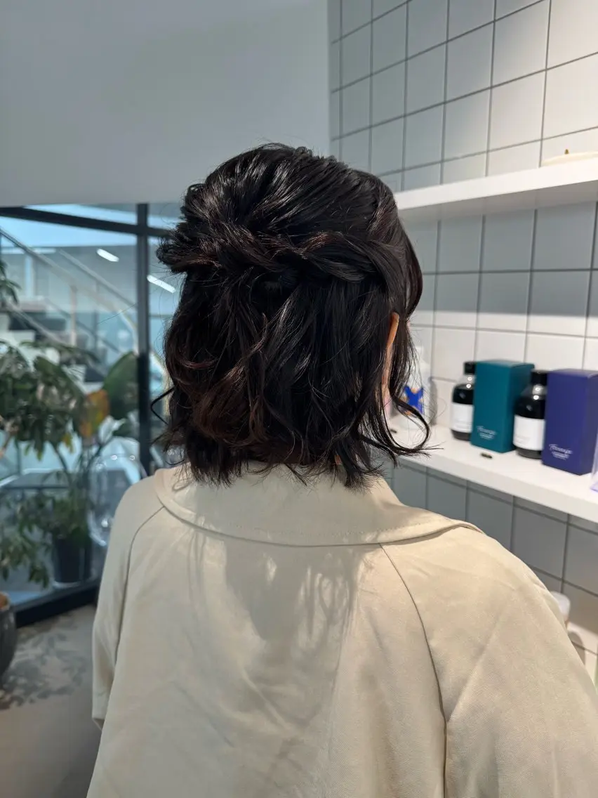 ショート ヘアセット 🩰Nico ☺︎Rukaのヘアスタイル