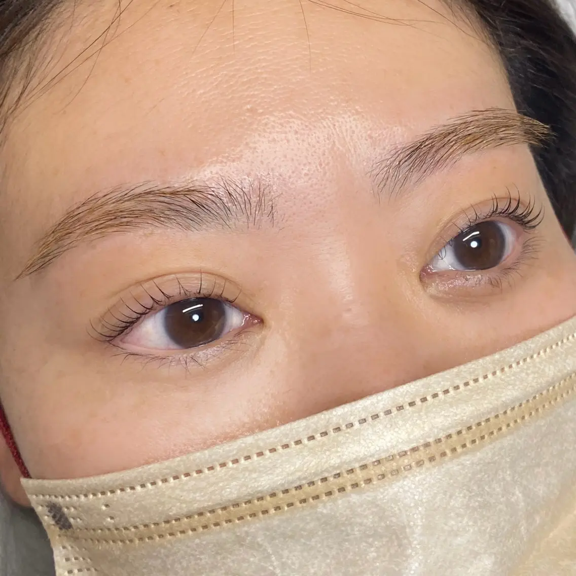 まつげパーマ＋眉waxの写真