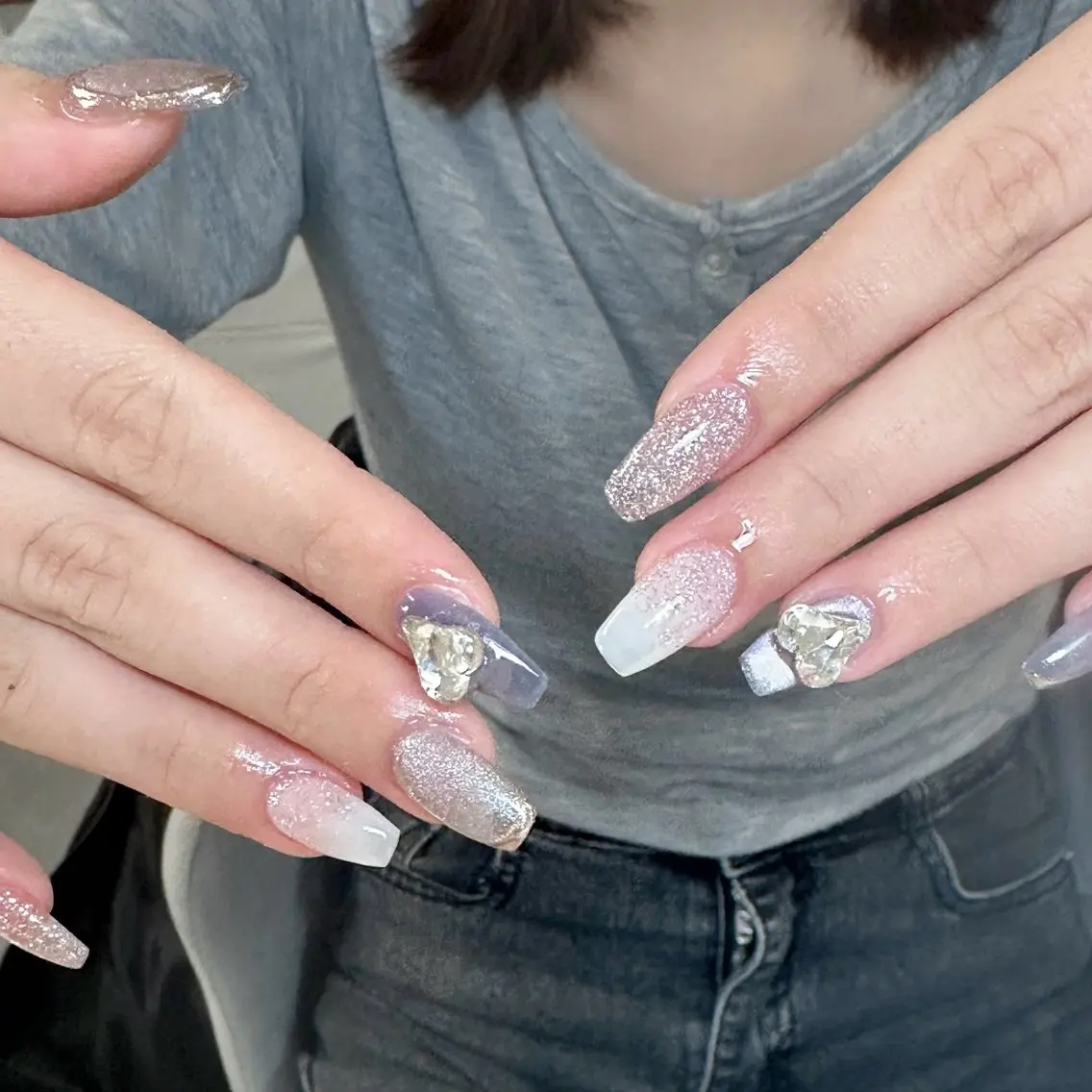 ネイル ハンドネイル 🍄Rina🍄 韓国風ネイルのネイルデザイン