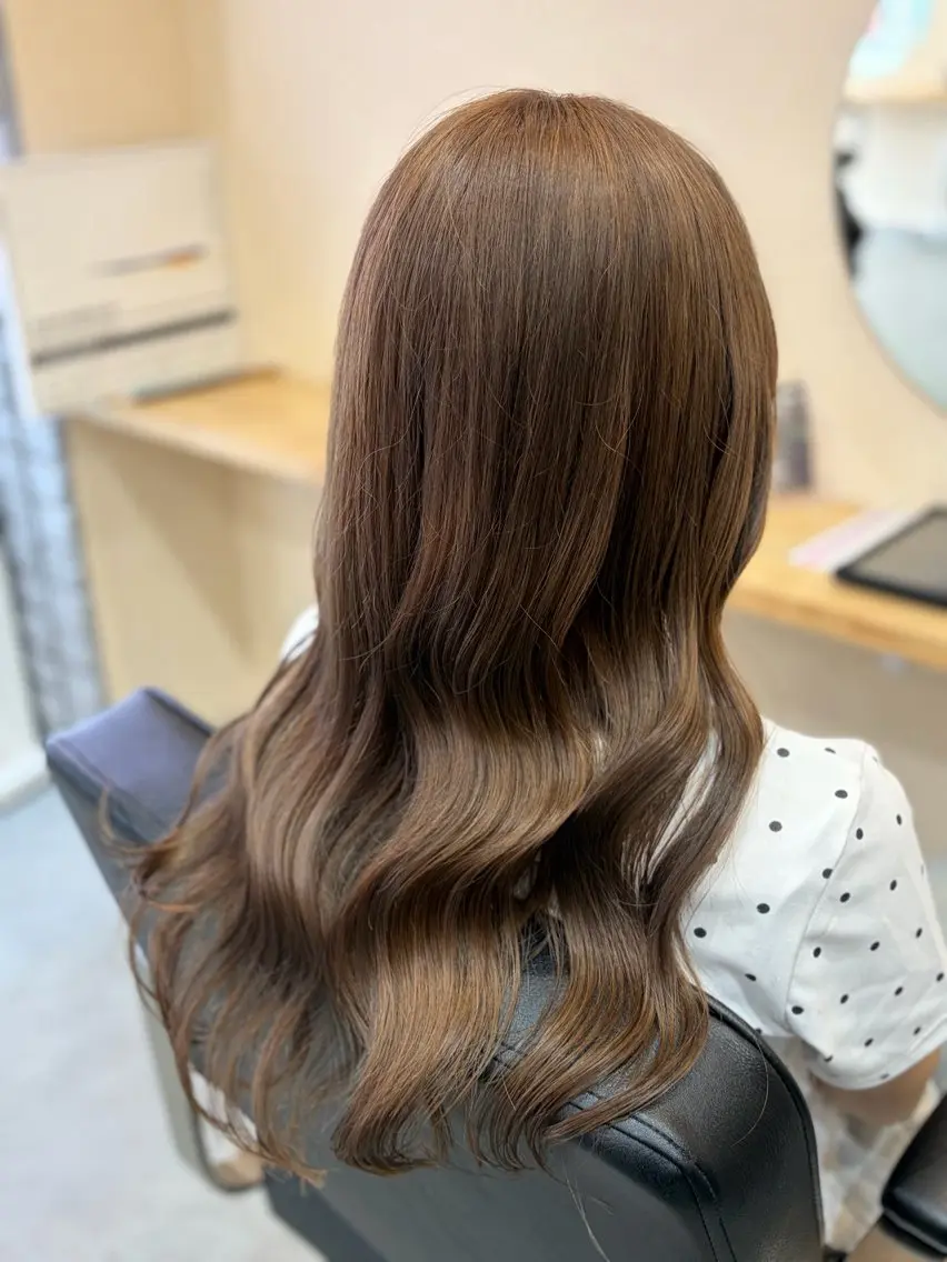 ロング カラー ヘアカラー 🎀透明感カラー /似合わせカット🎀のヘアスタイル