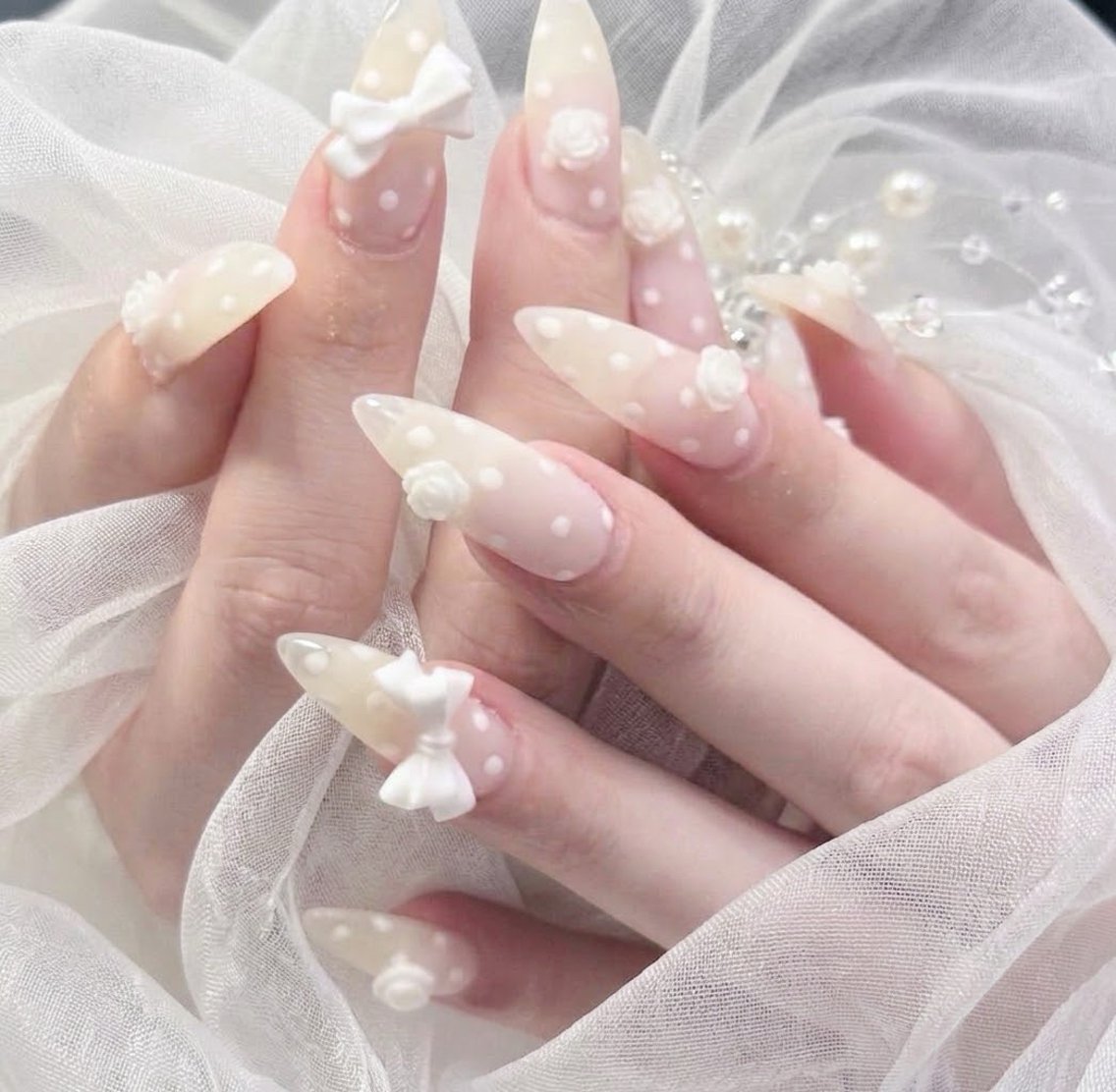 ロング 韓国風ヘア ロング ハンドネイル ハンドケア CHIBI NAIL SALON 船橋のネイルデザイン