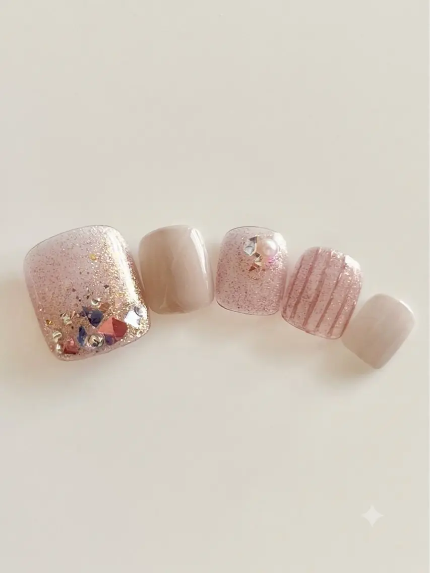 ネイル フットネイル Mallow nailのネイルデザイン