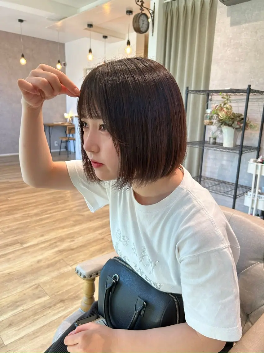 全体縮毛矯正の写真