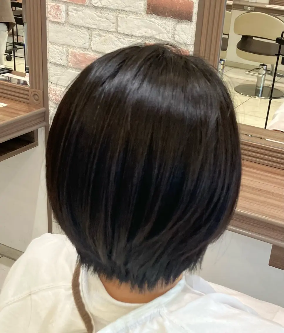 ショート 縮毛矯正 ☂️🍬Ash 新杉田☂️🍬山本のヘアスタイル