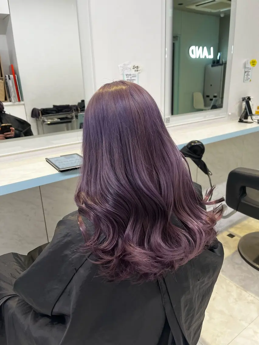 ロング カラー ヘアカラー ブリーチカラー 🩵MIZUKIのヘアスタイル