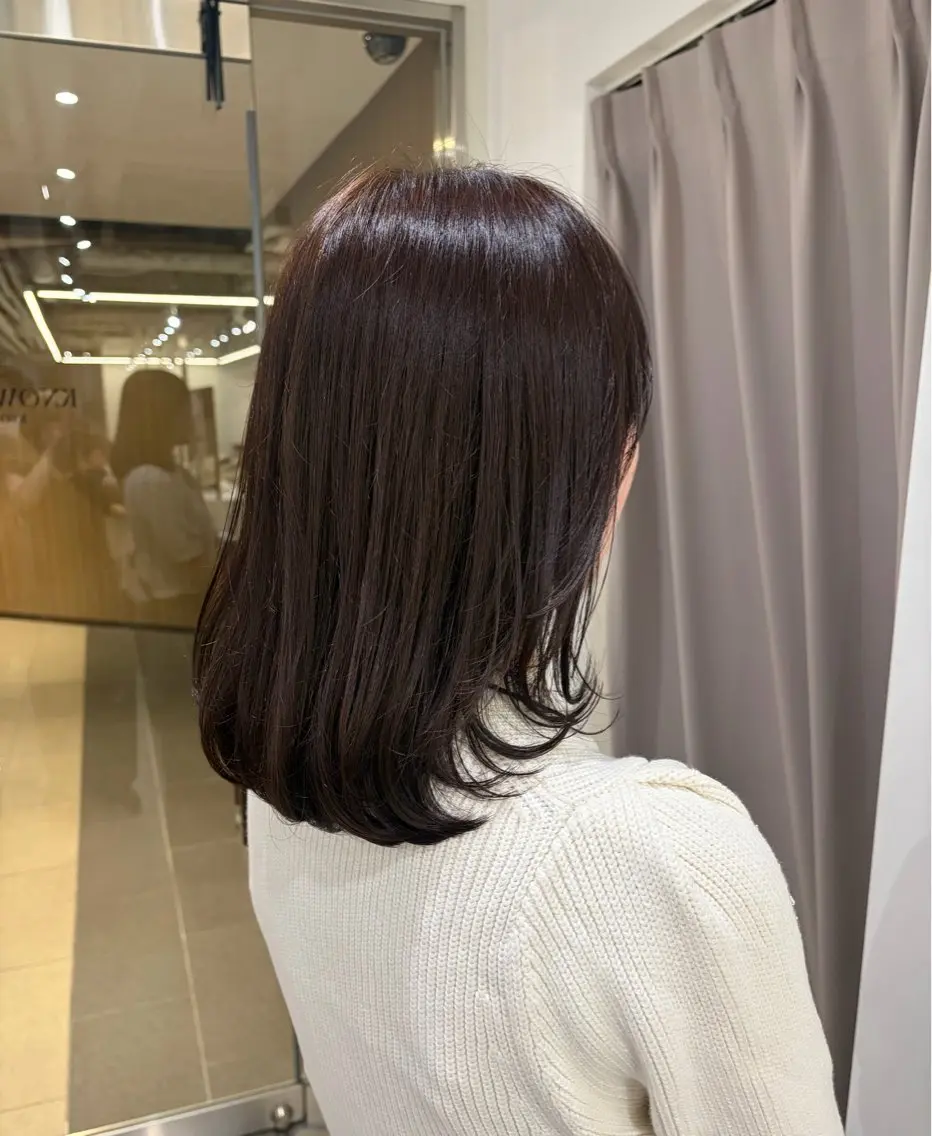 カラー 五十棲 光里のヘアスタイル