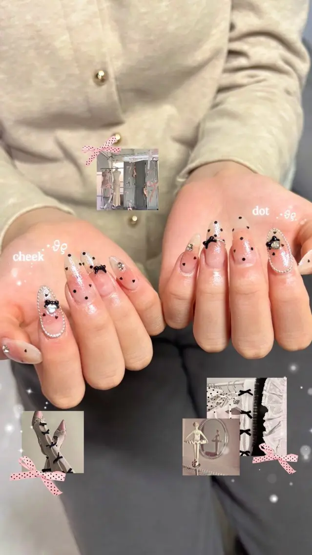 ネイル yuki❄️堺筋本町 韓国ワンホンのネイルデザイン