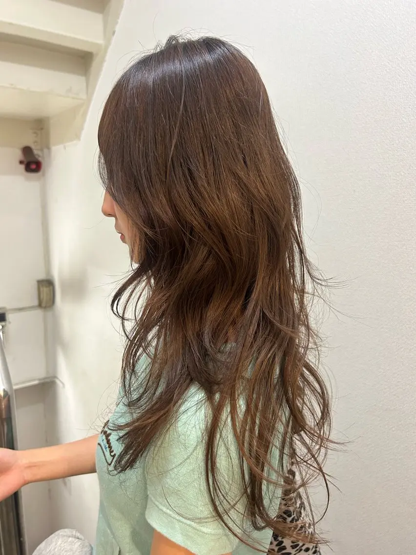 ロング カット hair&eye🎀 /momoKaのヘアスタイル