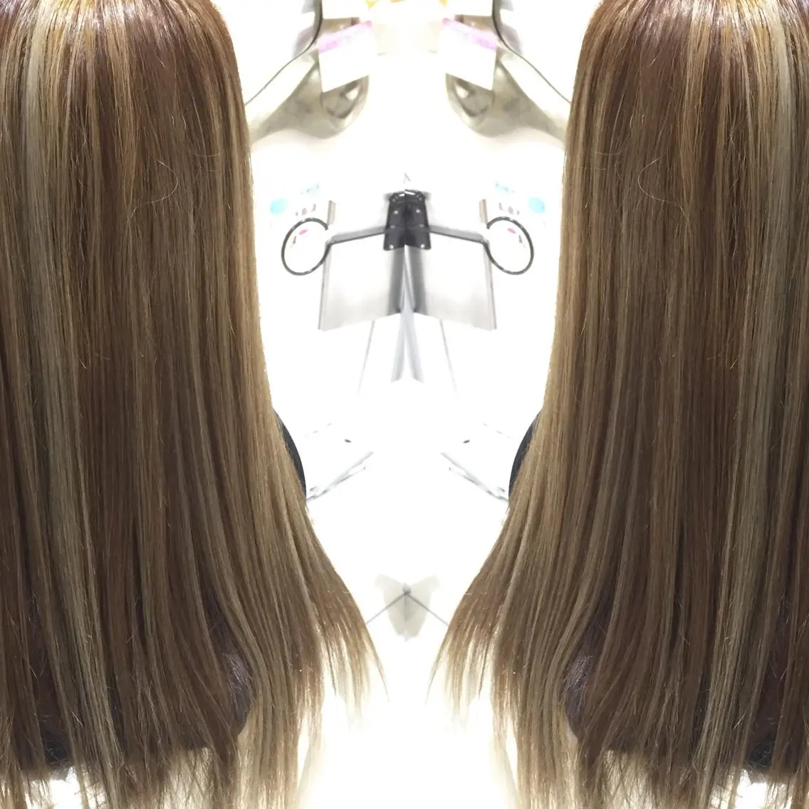 カラー ハイライトカラー イルミナカラー 中林 由佳のヘアスタイル