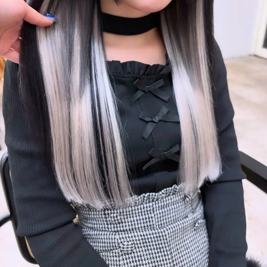 ロング カラー ヘアアレンジ エクステ エクステ ヘアセット 渋谷🩶ハイトーン 🩶FUMUのヘアスタイル