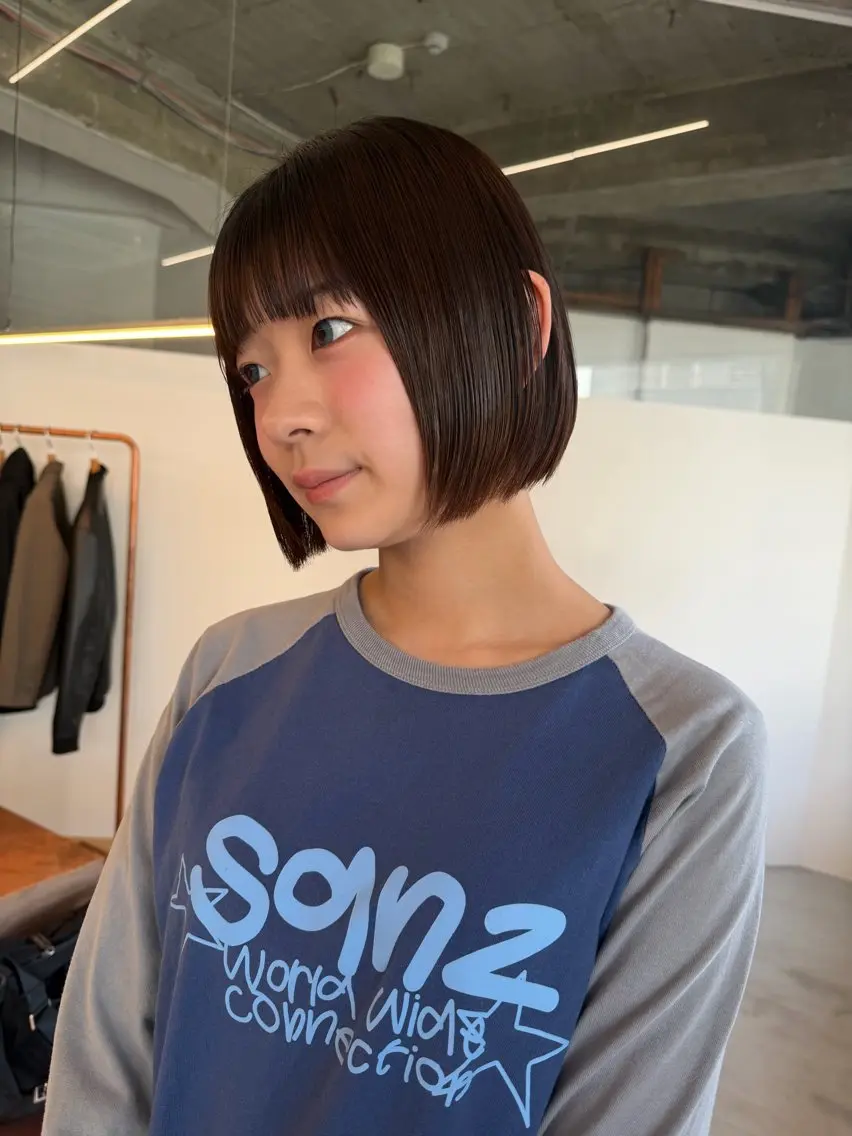 ショート カット かえで👗 レイヤー/ボブのヘアスタイル