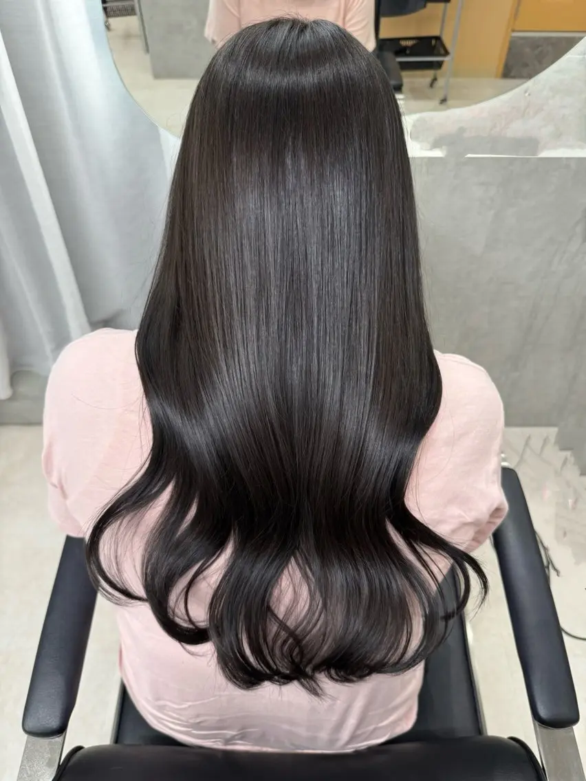 ロング カラー ヘアカラー トリートメント 大宮美容師☾まゆ☾ カラーモデル様募集中のヘアスタイル
