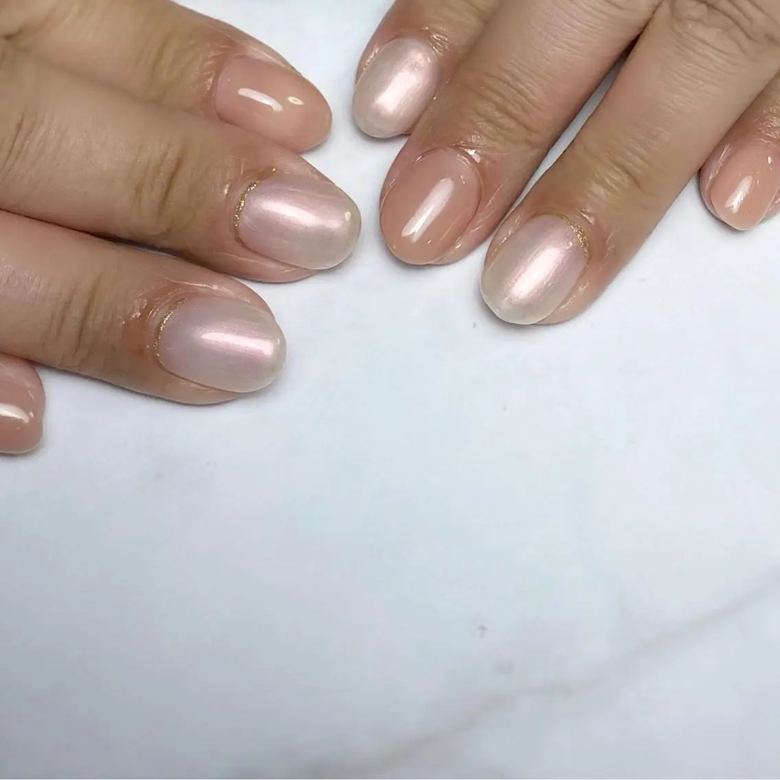 ネイル オフィスネイル ショートネイル シンプルネイル ameria meguのネイルデザイン