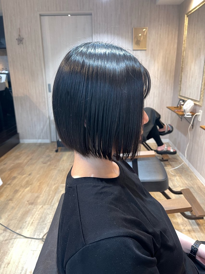 ミディアム ボブ marou 新柏のヘアスタイル