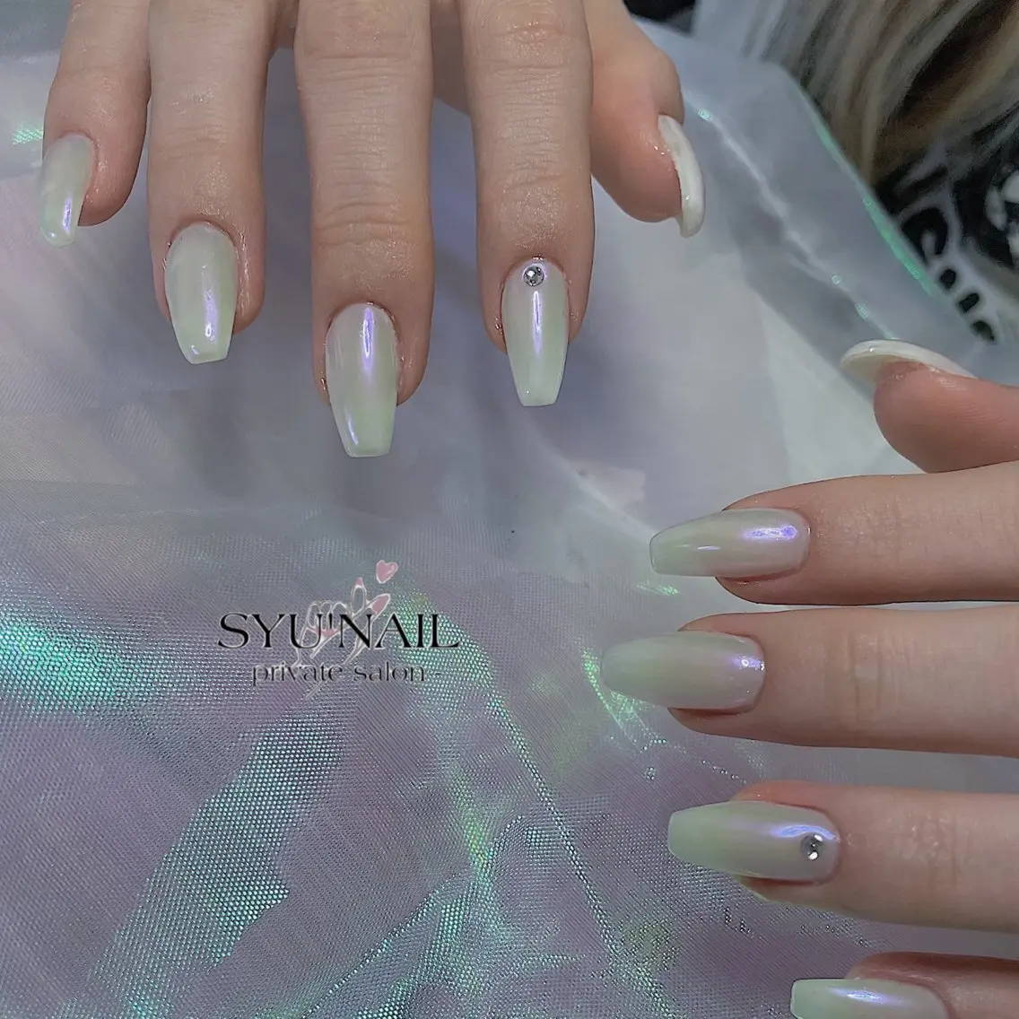 ネイル ミラーネイル ハンドネイル SYU'NAIL /YUKIのネイルデザイン