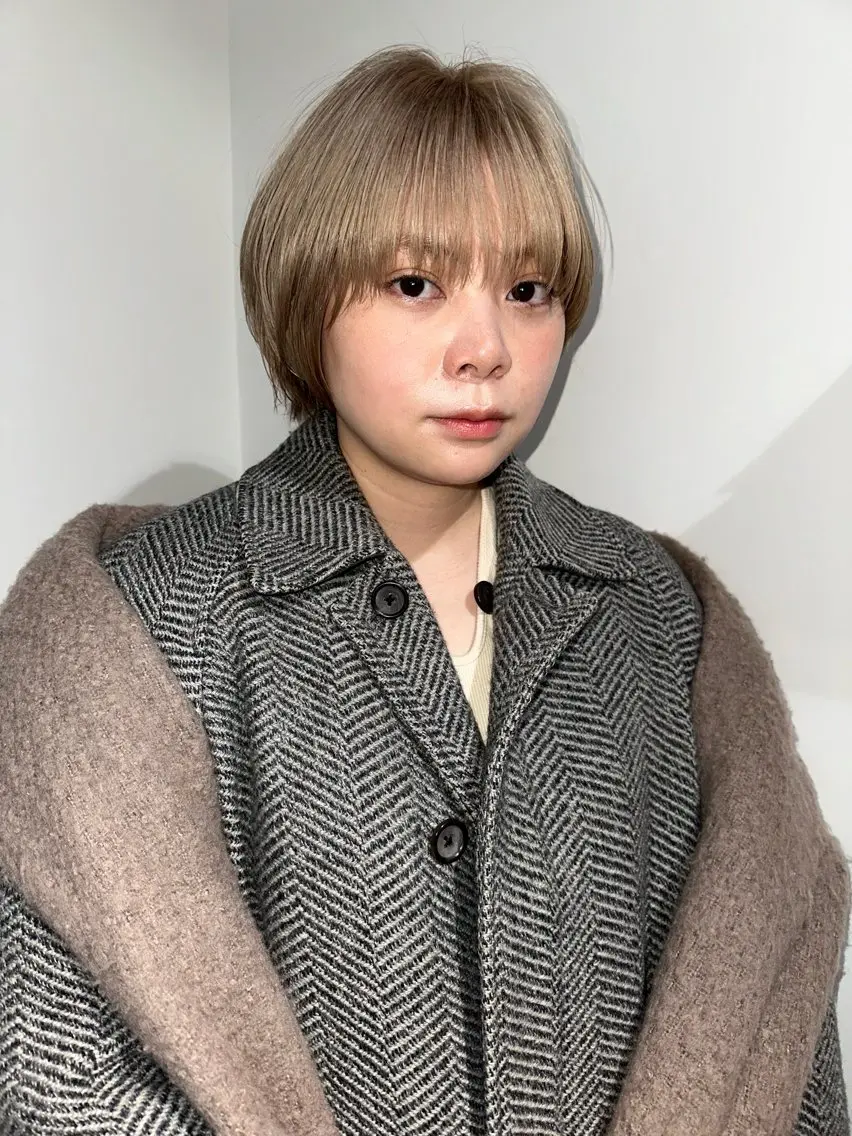 ミディアム カラー カット ヘアカラー 🎀オイダイラ モモカ🎀のヘアスタイル