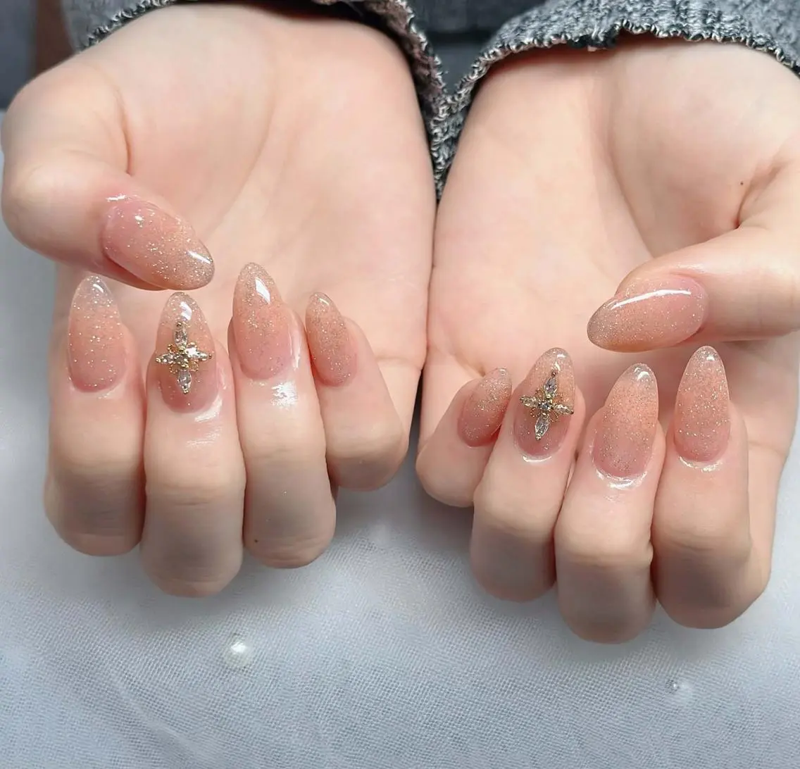 ネイル フレンチネイル ジェルネイル ハロウィン 韓国ネイル マグネットネイル ハンドネイル H.baby Nail Salonのネイルデザイン