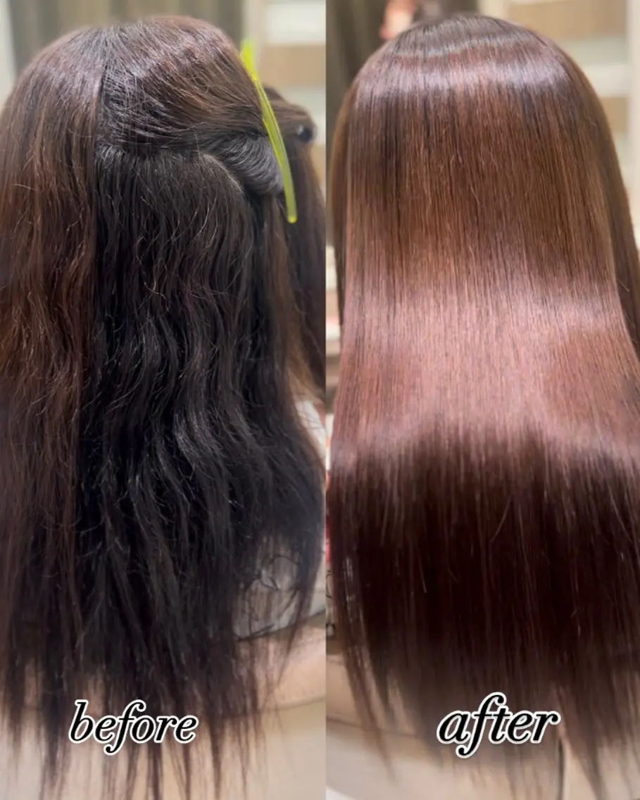 ロング パーマ ブリーチモデル✂︎ カラー特化✨ひかり/のヘアスタイル