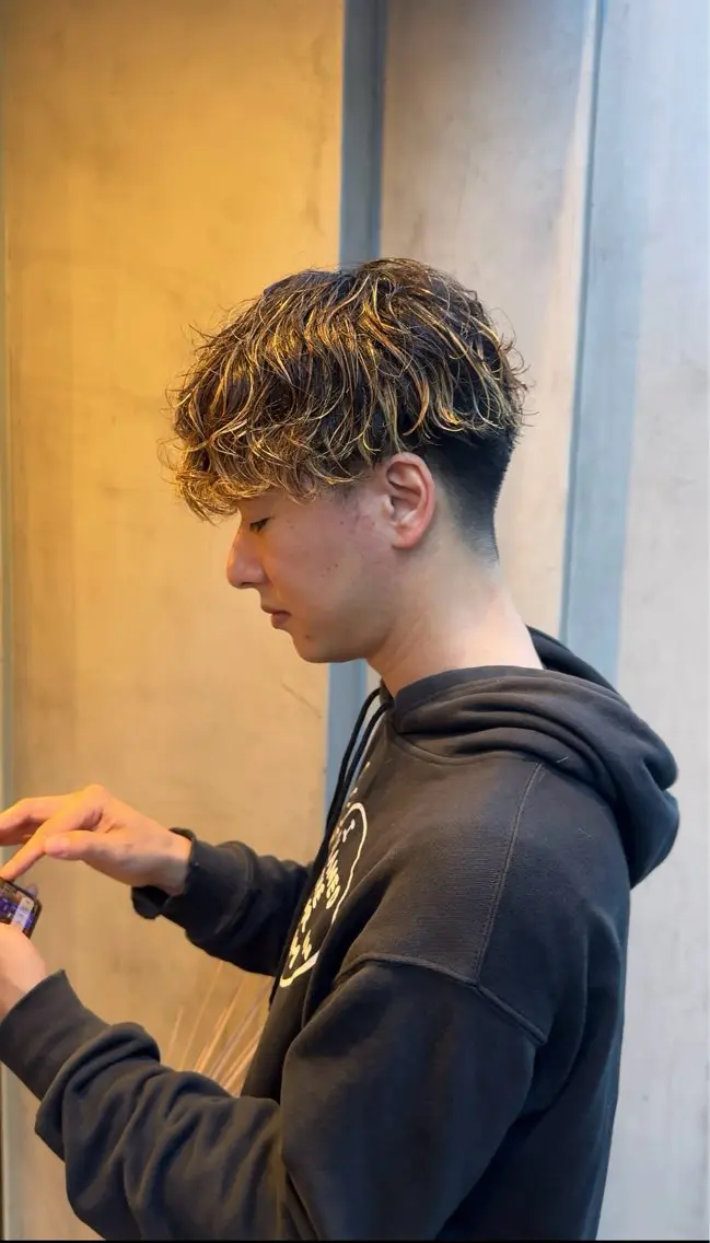 ショート カラー メンズ カット ヘアカラー 髪質改善/メンズヘア 上野 聖斗🌱‬‪のヘアスタイル