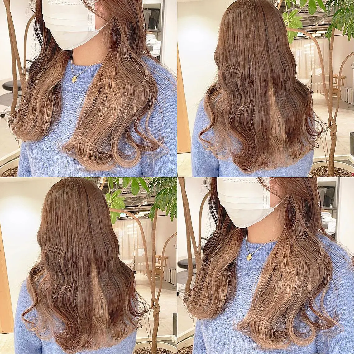ロング カラー ブリーチ ヘアカラー トリートメント 渋谷:インナーカラー ／🍒エリカ🍒のヘアスタイル