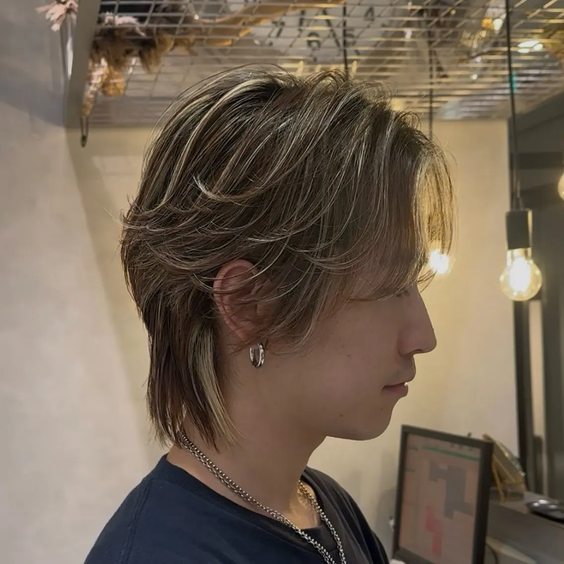 カラー メンズ ヘアカラー アクティブショート/ メンズブリーチカラーのヘアスタイル
