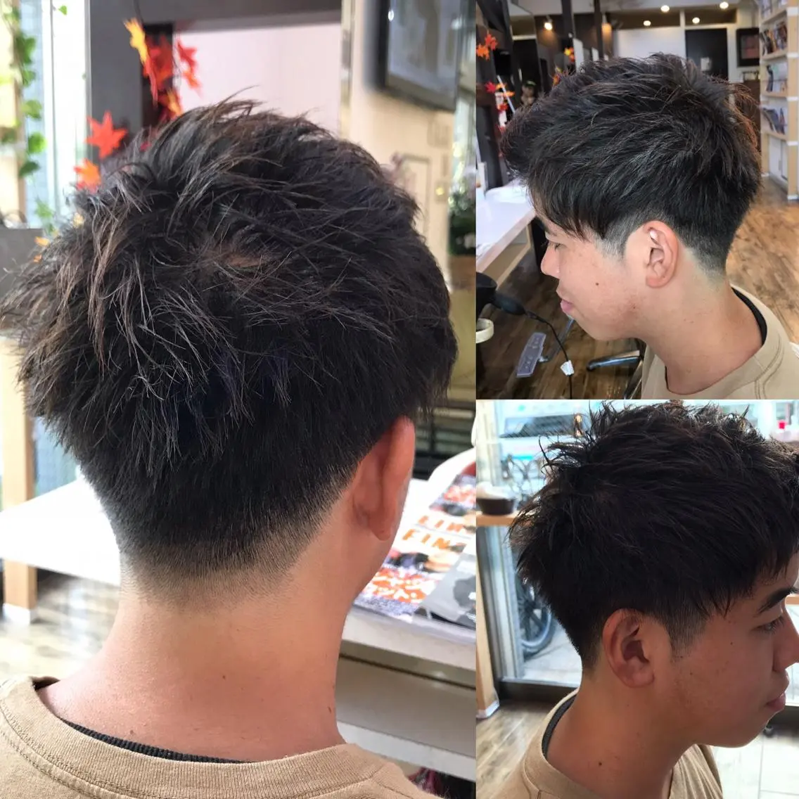 ショート メンズ 刈り上げ ショートヘア カット 赤羽、髪質改善サロン 吉野リョウスケのヘアスタイル