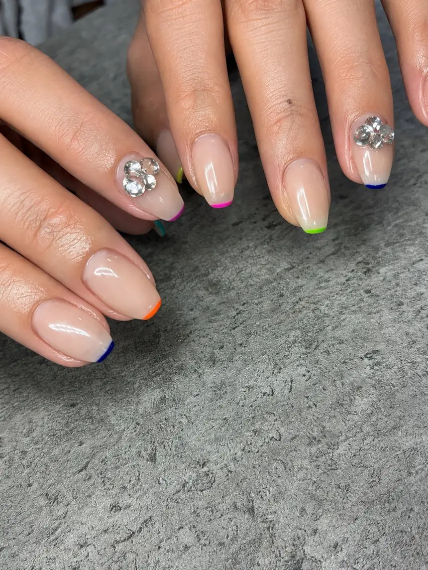 ネイル フレンチネイル shiki_nail 🪐のネイルデザイン