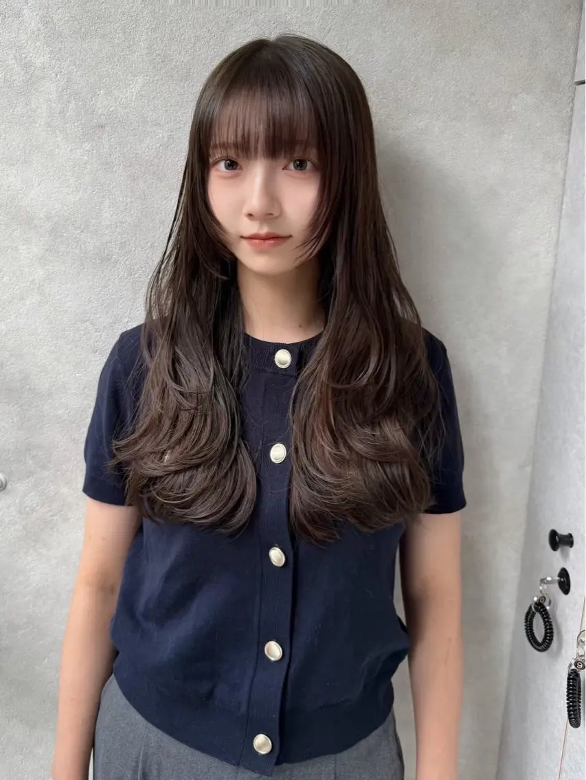 ロング カット ヘアカラー 愛され髪質改善カラー 🕊️SOMAのヘアスタイル