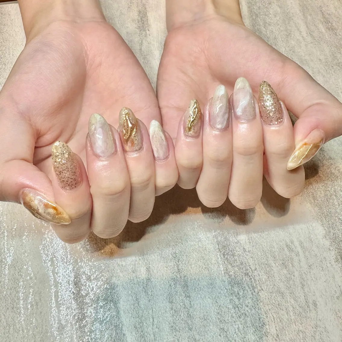 ネイル ニュアンスネイル MIZUKI 🌏NEWWORLDのネイルデザイン