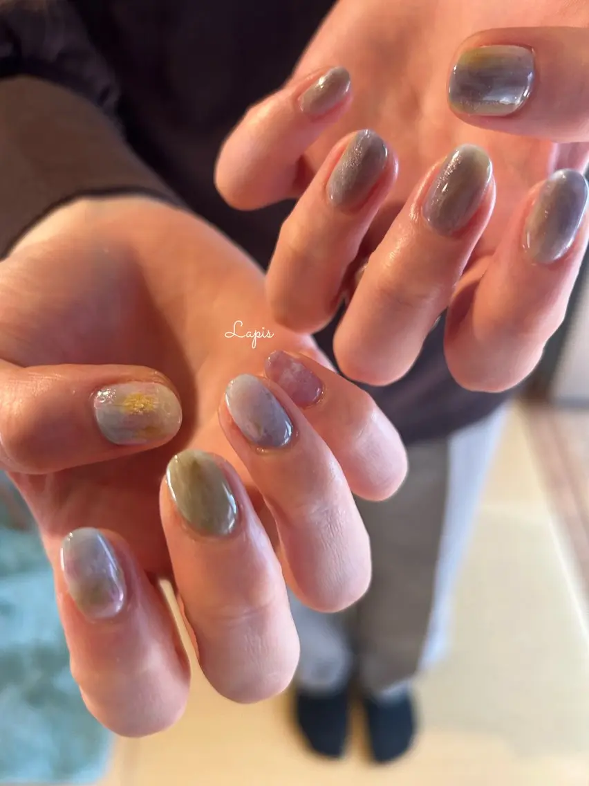 ネイル ハンドネイル Lapis *のネイルデザイン