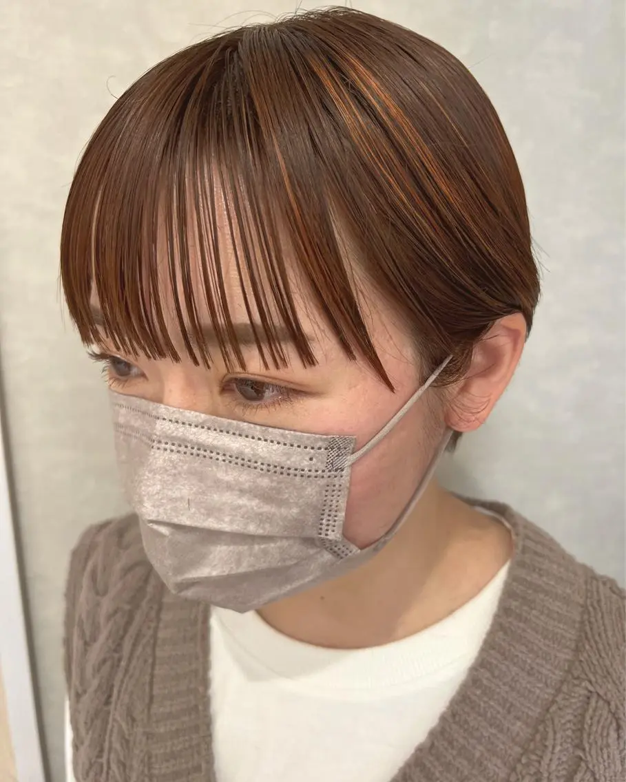 似合わせカット+前髪矯正+コアミートリートメントの写真