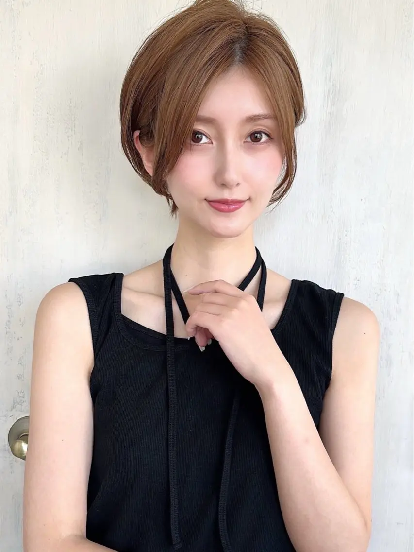 ショート カラー ショートボブ ボブ 似合わせカット ショートヘア 小顔カット カット ヘアカラー トリートメント ショート、ボブの神✨ 峯朋也✂︎✨のヘアスタイル