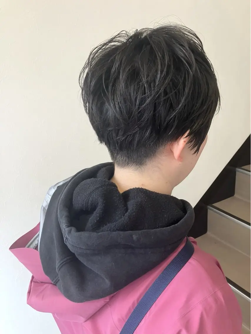 ショート ショートヘア 阿部 雲母のヘアスタイル