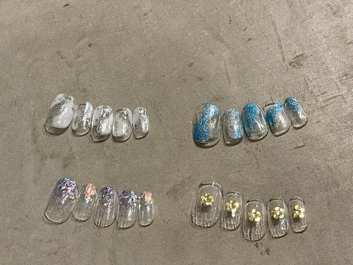 ネイル クリアネイル SHELLTOKYO idaのネイルデザイン