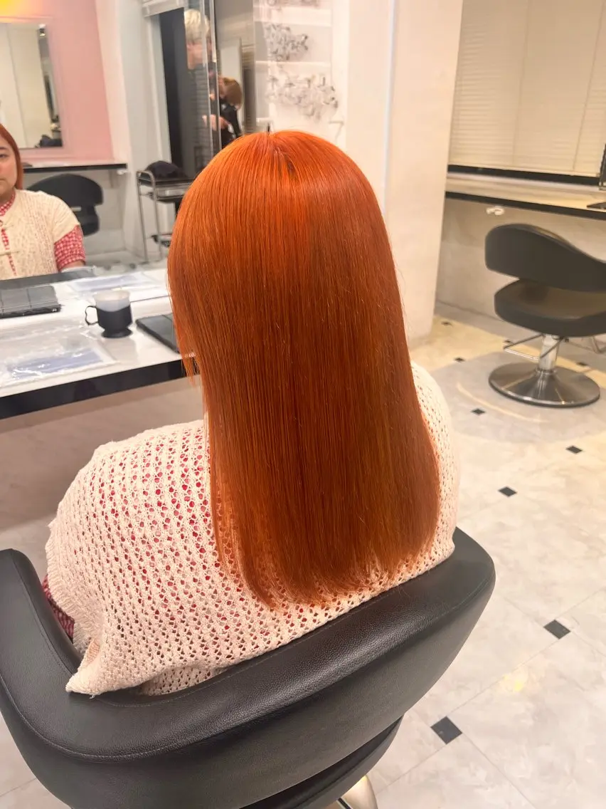 ミディアム カラー ヘアアレンジ カット ヘアカラー トリートメント ヘッドスパ ヘアセット 💕上野美容師☁ ブリーチ💖サワのヘアスタイル