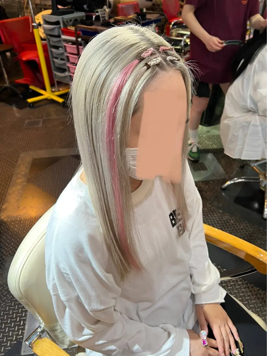 セミロング カラー ヘアアレンジ メンズ カット ヘアカラー KOYA コヤのヘアスタイル