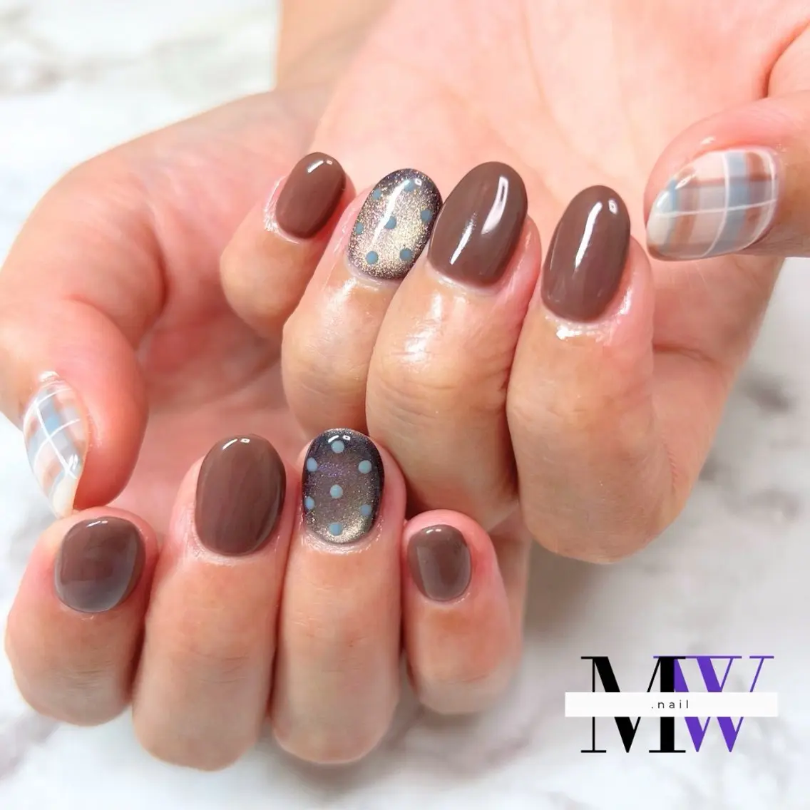 ネイル ドット ハンドネイル MW .nailのネイルデザイン