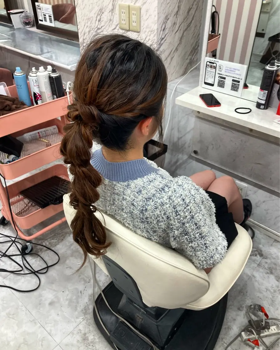 ヘアアレンジ eyelash 大正のマツエク・マツパデザイン