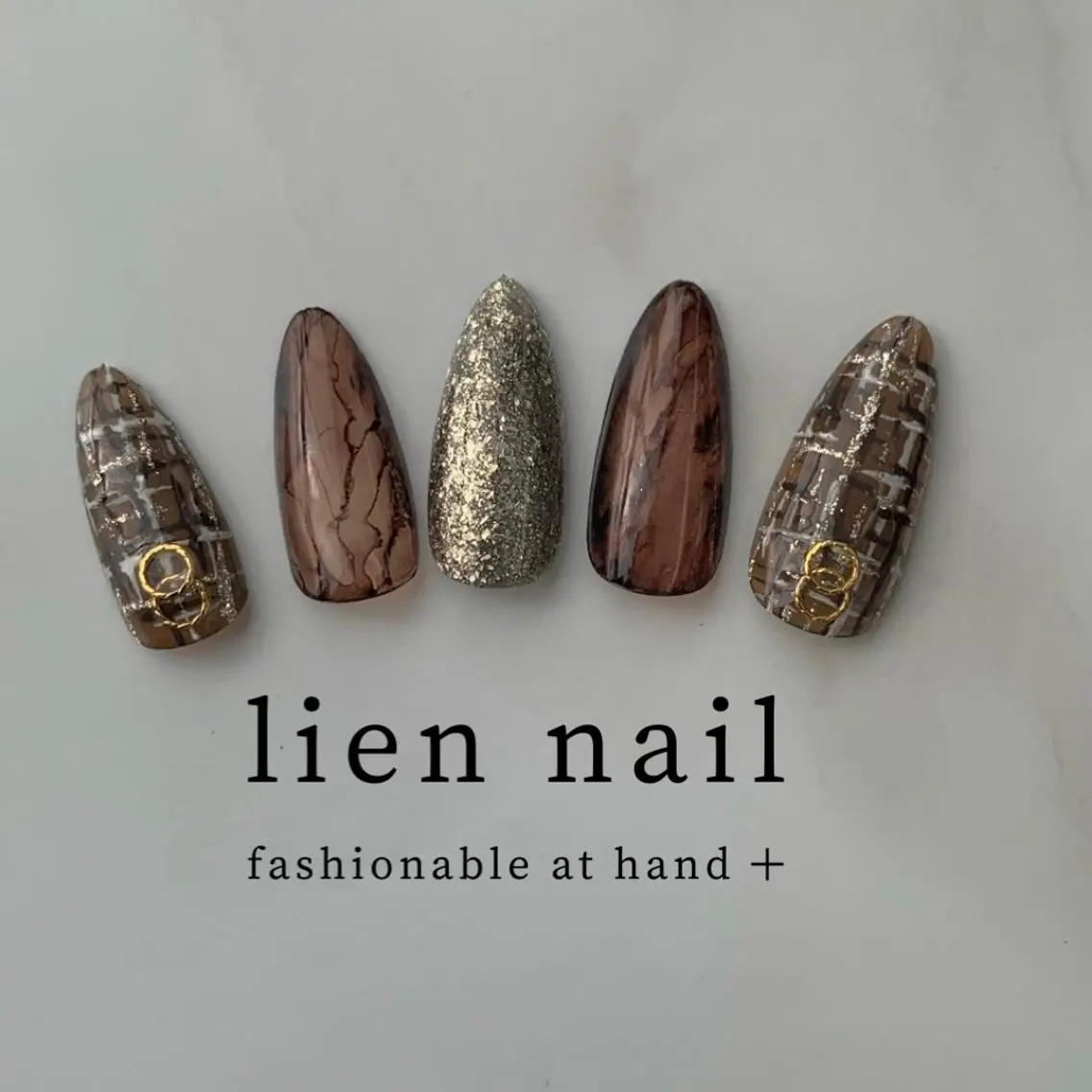 ミディアム ハンドネイル ハンドケア Queen nailのネイルデザイン
