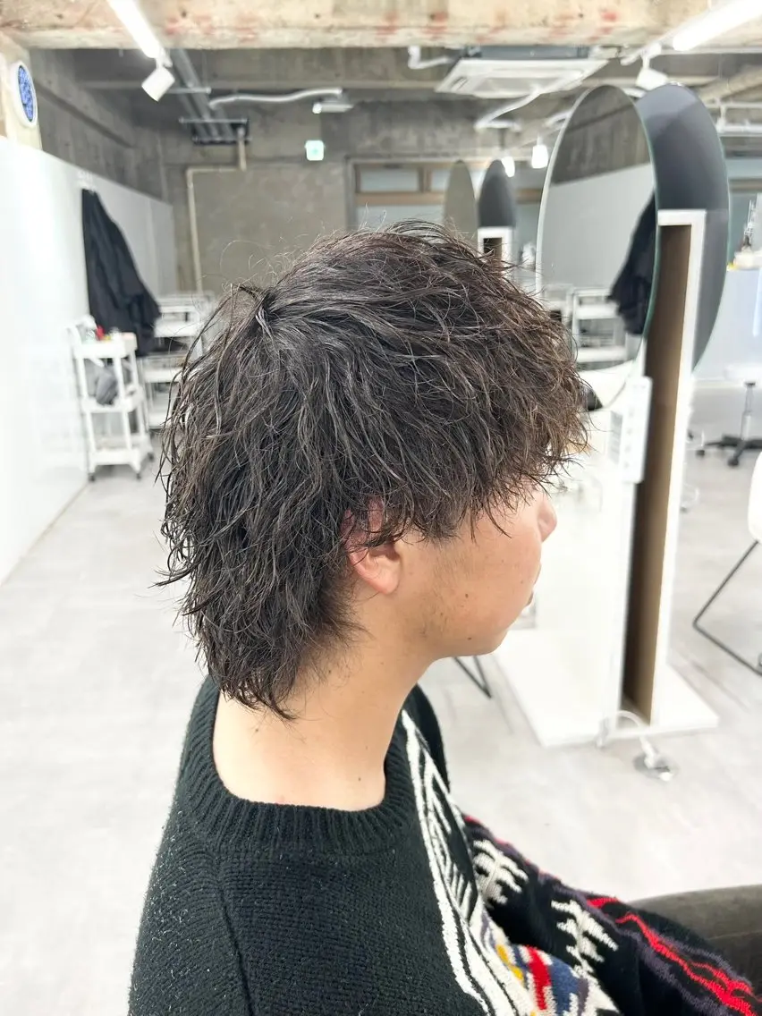 ミディアム ミディアムパーマ 【メンズ特化】 kanameのヘアスタイル