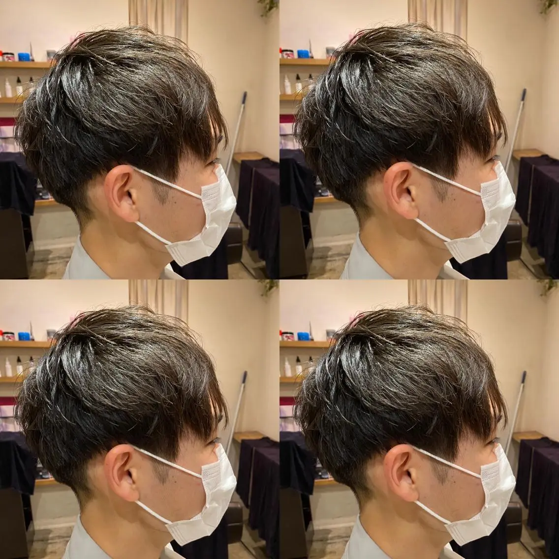 メンズ カット ヘアセット メンズパーマ特化 店長望月謙二郎のヘアスタイル