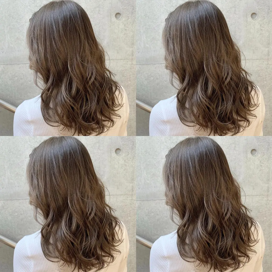 ロング カラー 澤村 志織のヘアスタイル